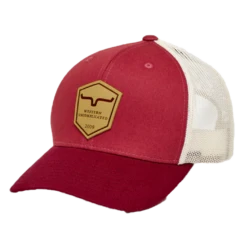 Kimes Ranch® Unisex Shielded Trucker Rustic Red Cap S22-1920RR