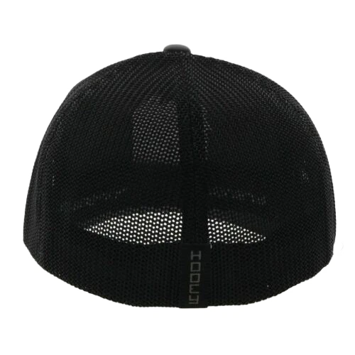 Hooey® Men's Cheyenne 5-panel Charcoal & Black Flexfit Cap 2244CHBK 2 Hooey® Men's Cheyenne 5-panel Charcoal & Black Flexfit Cap 2244CHBK - Image 2