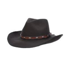 Dorfman Pacific Men's Hutte Provato Knit™ Faux Felt Black Hat WP6-BLK