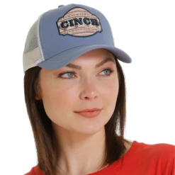 Cinch® Ladies Aztec Light Blue Trucker Cap MHC7874036