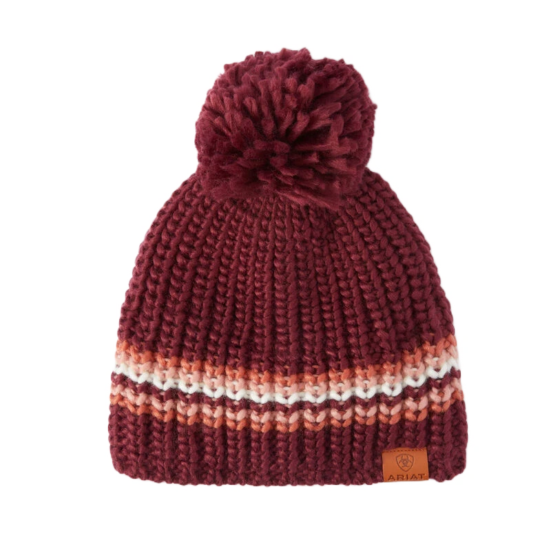 Ariat® Ladies Wine Country Salem Beanie 10037922 1 Ariat® Ladies Wine Country Salem Beanie 10037922