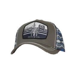 Cinch® Women's Blue Aztec And Olive Trucker Hat MHC7874034