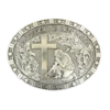 Nocona Soldier Praying At Cross Freedom Is Not Free Belt Buckle 37985