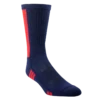Ariat® Men's VentTEK Mid Calf Performance Navy & Red Socks AR2351-400