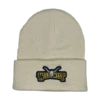 Wild West Logo Knitted Stone White Beanie S10556-3