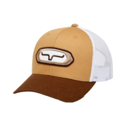 Kimes Ranch® Unisex Masher Trucker Work Wear Brown Cap S22-1230WB