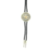 Double S Western Round Star Slide Bolo Tie 22611