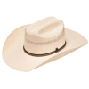 Ariat® Men's Leather Sweatband Ivory SS Western Hat A73216