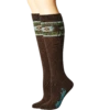 Wrangler® Ladies Angora Aztec Brown Knee High Socks 09678-6000-00911