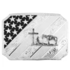 Montana Silversmiths American Christian Cowboy Buckle 46100-731M