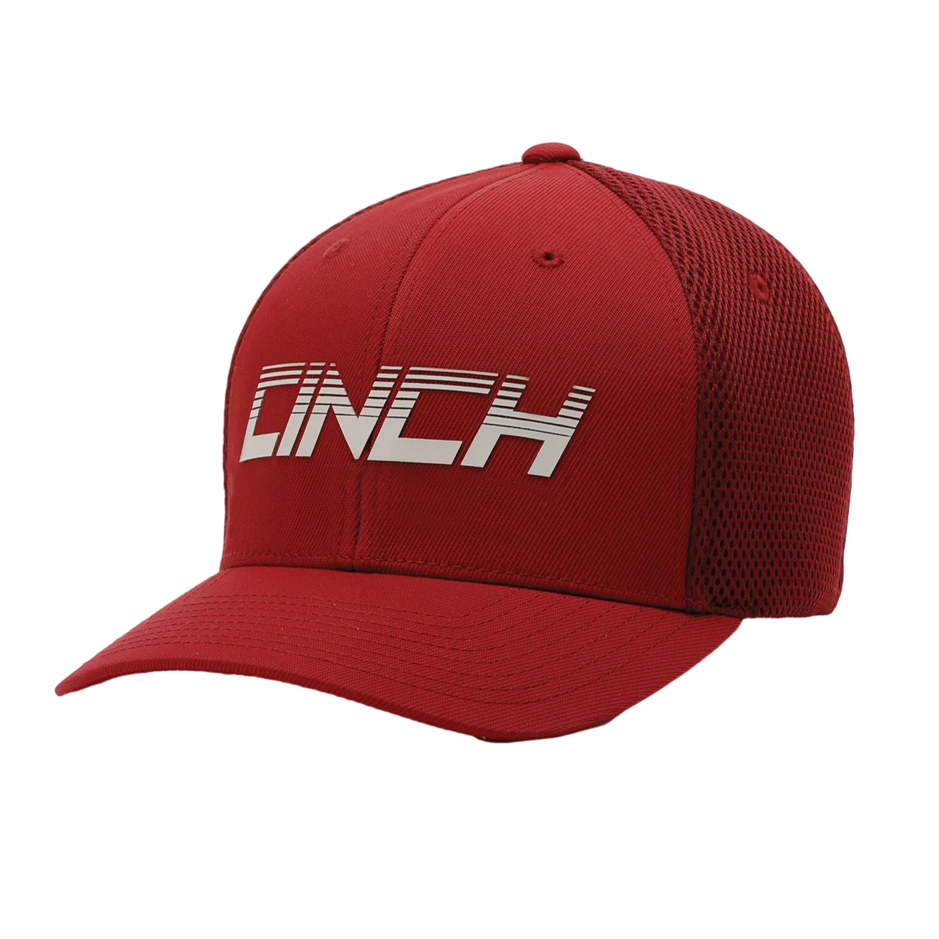 Cinch Men's 6 Panel Burgundy Trucker Cap MCC0653313 1 Cinch Men's 6 Panel Burgundy Trucker Cap MCC0653313