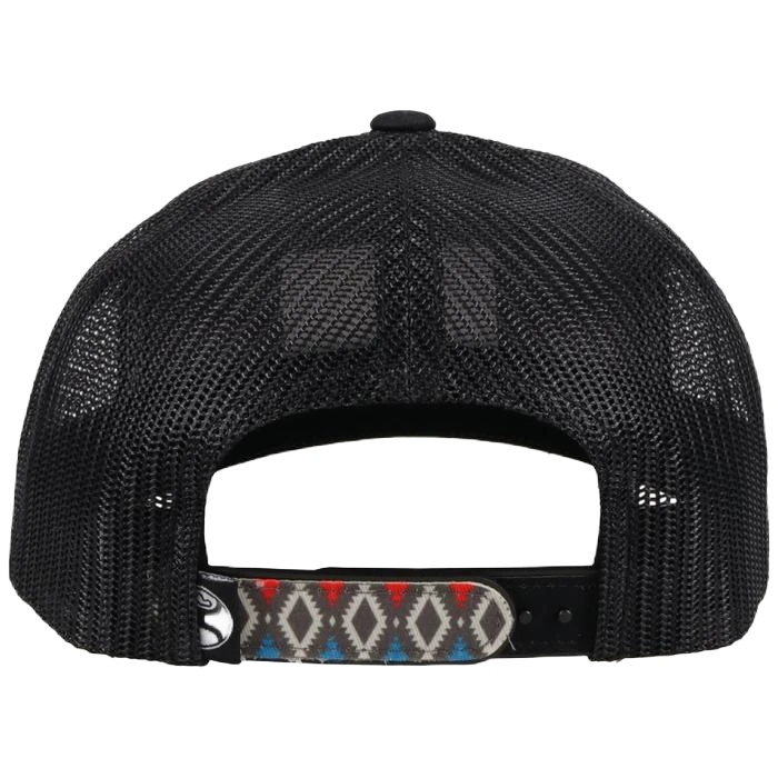 Hooey Men's "DOC" Patch Multi-Color And Black Hat 2102T-GYBK 2 Hooey Men's "DOC" Patch Multi-Color And Black Hat 2102T-GYBK - Image 2