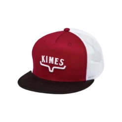 Kimes Ranch Huxton Dark Red Trucker Cap HUX-DR