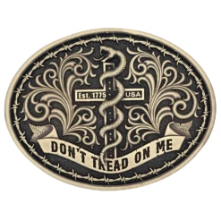 Montana Silversmiths Patriots Faith Attitude Belt Buckle A944C