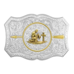 Montana Silversmiths®Praying Cowboy Belt Buckle 45710-917M