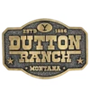 Montana Silversmiths® Dutton Ranch Attitude Belt Buckle A910YEL