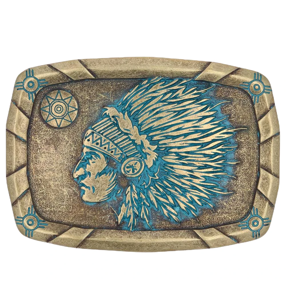 Montana Silversmiths® Woven Traditions Heritage Attitude Buckle A956C 1 Montana Silversmiths® Woven Traditions Heritage Attitude Buckle A956C