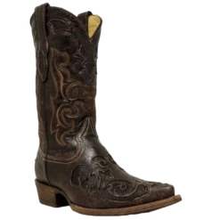 Corral Boots Corral Men’s Brown Lizard Inlay Boot C2156