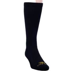 Dan Post® Men's Cowboy Certified Over The Calf Black Socks DPCBC10-BK