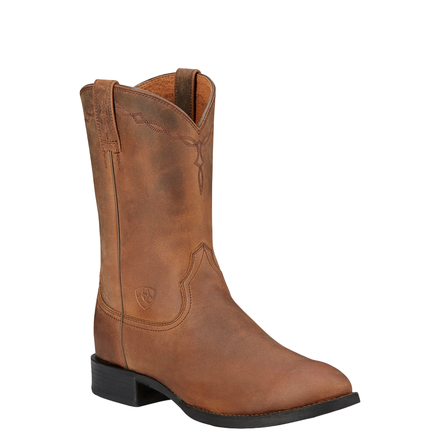 Ariat Men’s Heritage Roper Boots Distressed Brown 10002284 1 Ariat Men’s Heritage Roper Boots Distressed Brown 10002284