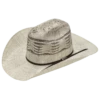 Twister Unisex Bangora Ivory An Brown Crossed Western Straw Hat T71852