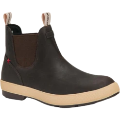 XTRATUF Men's Legacy Leather Chelsea Brown Waterproof Boots LCM-900
