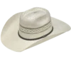 Twister Men's Ivory & Grey Bangora Straw Cowboy Hat T71666