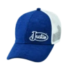 Justin® Men's Navy Heather Logo Trucker Cap JCBC712-NAVY