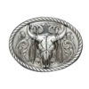 Nocona Mens Bull Skull Belt Buckle 37030