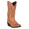 Laredo Men’s Antique Tan Laramie Buckstitch Boots 68432