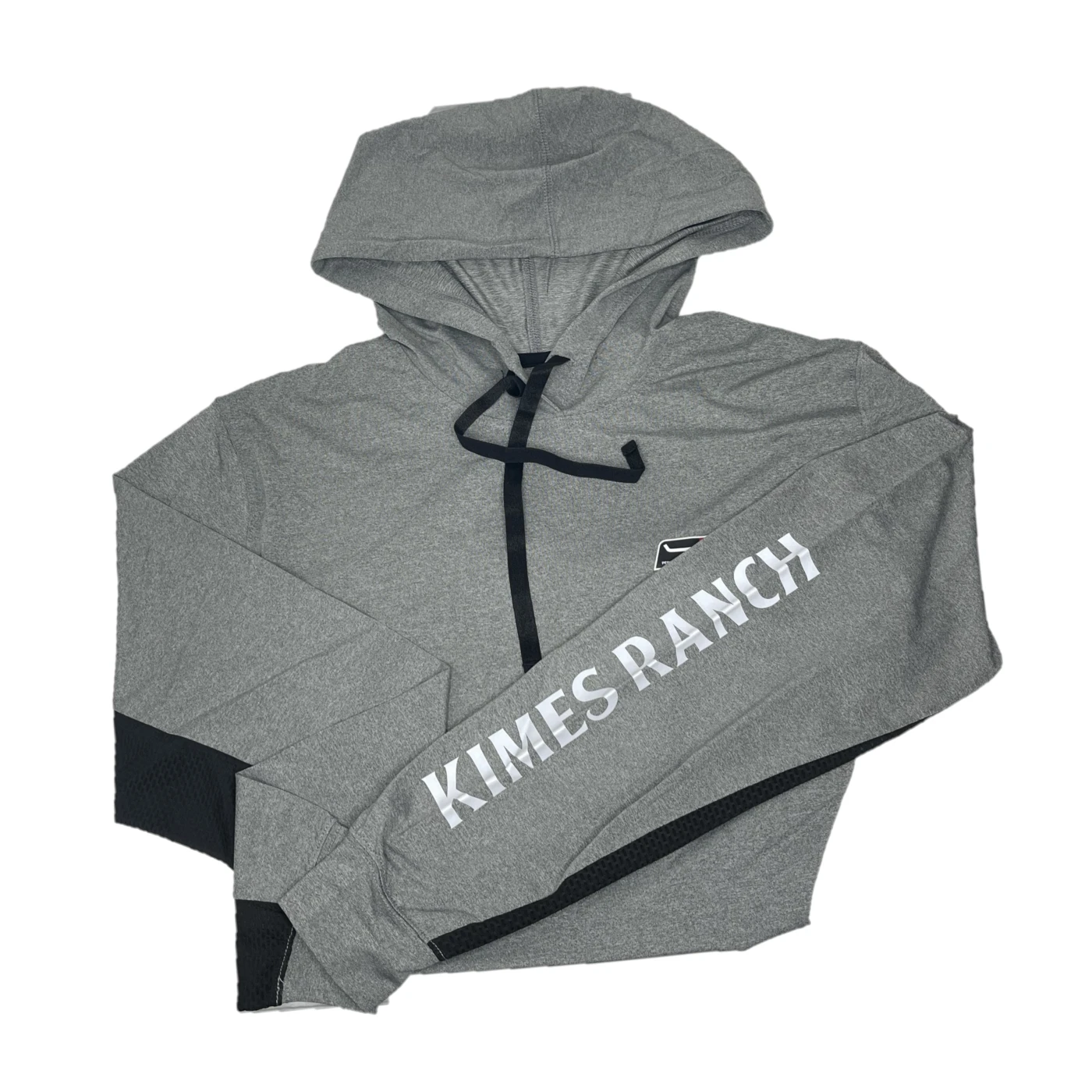 Kimes Ranch® Men's Ninja Hood Tech Charcoal Heather T-Shirt NNJA-CH 2 Kimes Ranch® Men's Ninja Hood Tech Charcoal Heather T-Shirt NNJA-CH - Image 2