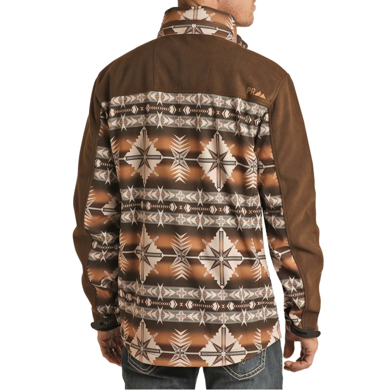 Powder River Outfitters® Men's Aztec Dark Brown Jacket PRMO92RZY6-22 2 Powder River Outfitters® Men's Aztec Dark Brown Jacket PRMO92RZY6-22 - Image 2