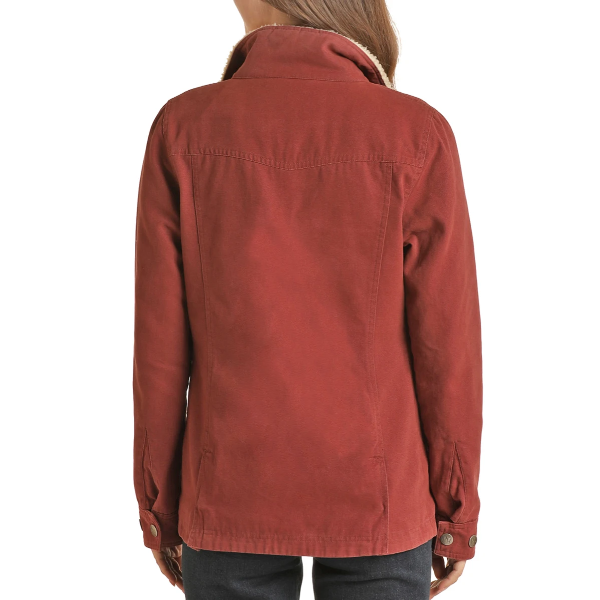 Panhandle® Ladies Cotton Military Red Wine Jacket PRWO92RZYO-63 2 Panhandle® Ladies Cotton Military Red Wine Jacket PRWO92RZYO-63 - Image 2