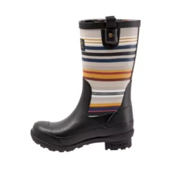 Pendleton® Ladies Bridger Stripe Black Mid Rain Boots PW2280-001 -Ariat Style PW2280 001 2