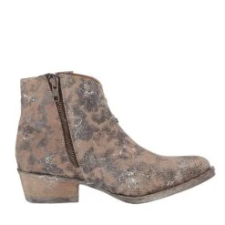 Circle G By Corral Ladies Bone Star Inlay & Studs Ankle Boots Q5071 -Ariat Style Q5071 inside