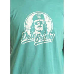 Rock & Roll® Unisex Dale Brisby Graphic Turquoise T-Shirt RRUT21R06G-86 5 Rock & Roll® Unisex Dale Brisby Graphic Turquoise T-Shirt RRUT21R06G-86 -Ariat Style RRUT21R06G 86 2