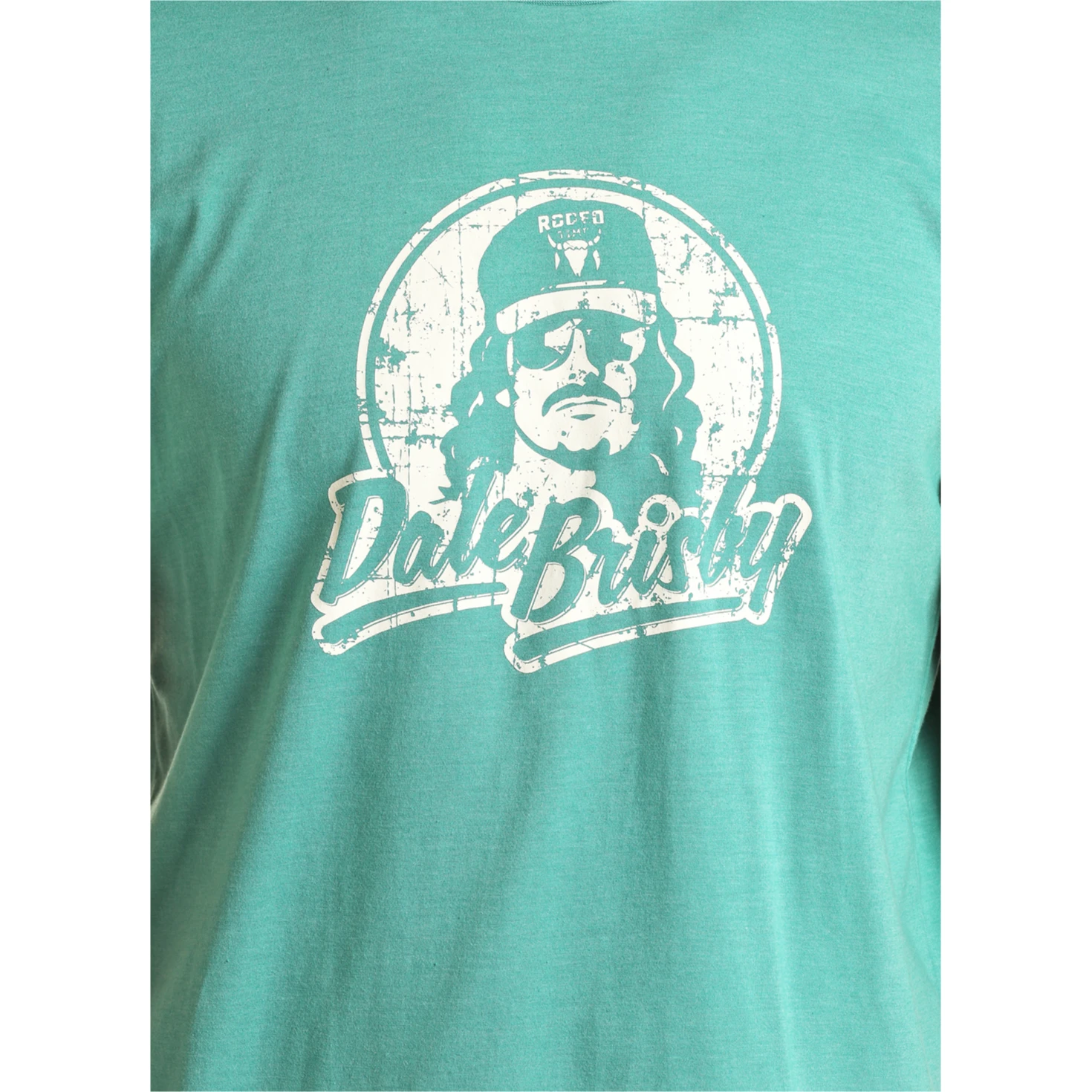 Rock & Roll® Unisex Dale Brisby Graphic Turquoise T-Shirt RRUT21R06G-86 3 Rock & Roll® Unisex Dale Brisby Graphic Turquoise T-Shirt RRUT21R06G-86 - Image 3