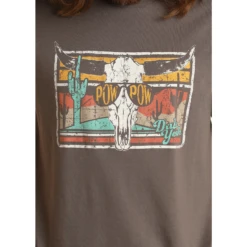 Rock & Roll Cowboy® Unisex Dale Brisby Charcoal T-Shirt RRUT21R0J2 -Ariat Style RRUT21R0J2 2