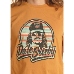 Rock & Roll Cowboy® Unisex Dale Brisby Mustard Graphic Tee RRUT21R0J4 5 Rock & Roll Cowboy® Unisex Dale Brisby Mustard Graphic Tee RRUT21R0J4 -Ariat Style RRUT21R0J4 2