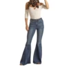 Rock & Roll Denim® Ladies Side Insert Bell Bottom Jeans RRWD7HRZQK