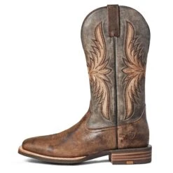 Ariat Men's Crosswire Worn Graphite Square Toe Boots 10035918 8 Ariat Men's Crosswire Worn Graphite Square Toe Boots 10035918 -Ariat Style S21 MNS WEST 10035918 side