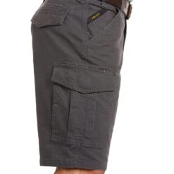 Ariat Mens Rebar Relaxed Durastretch Rebar Grey Cargo Shorts 10034681 -Ariat Style S21 MNS WORK 10034681 detail01