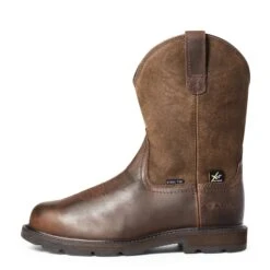 Ariat Mens Groundbreaker Met Guard Brown Steel Toe Work Boots 10036107 8 Ariat Mens Groundbreaker Met Guard Brown Steel Toe Work Boots 10036107 -Ariat Style S21 MNS WORK 10036107 side