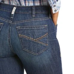 Ariat Ladies R.E.A.L Kristen High Rise Straight Leg Jeans 10034664 -Ariat Style S21 WMS WEST 10034664 detail01