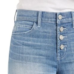 Ariat® Ladies Boyfriend Rita 3" Tennessee Blue Jean Shorts 10035695 -Ariat Style S21 WMS WEST 10035695 detail02