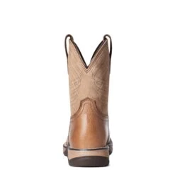 Ariat Ladies Anthem Shortie Tan Western Boots 10035838 -Ariat Style S21 WMS WEST 10035838 heel