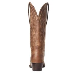 Ariat Ladies Heritage Elastic Calf Brown Snip Toe Boots 10036047 -Ariat Style S21 WMS WEST 10036047 heel