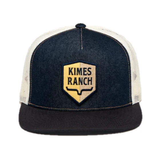 Kimes Ranch® Unisex Jack Trucker Denim Cap S22-102004 3 Kimes Ranch® Unisex Jack Trucker Denim Cap S22-102004 - Image 3