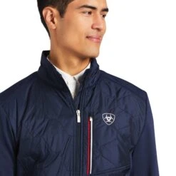 Ariat® Men's Fusion Navy Team Insulated Jacket 10039217 6 Ariat® Men's Fusion Navy Team Insulated Jacket 10039217 -Ariat Style S22 MNS ENGL 10039217 detail01