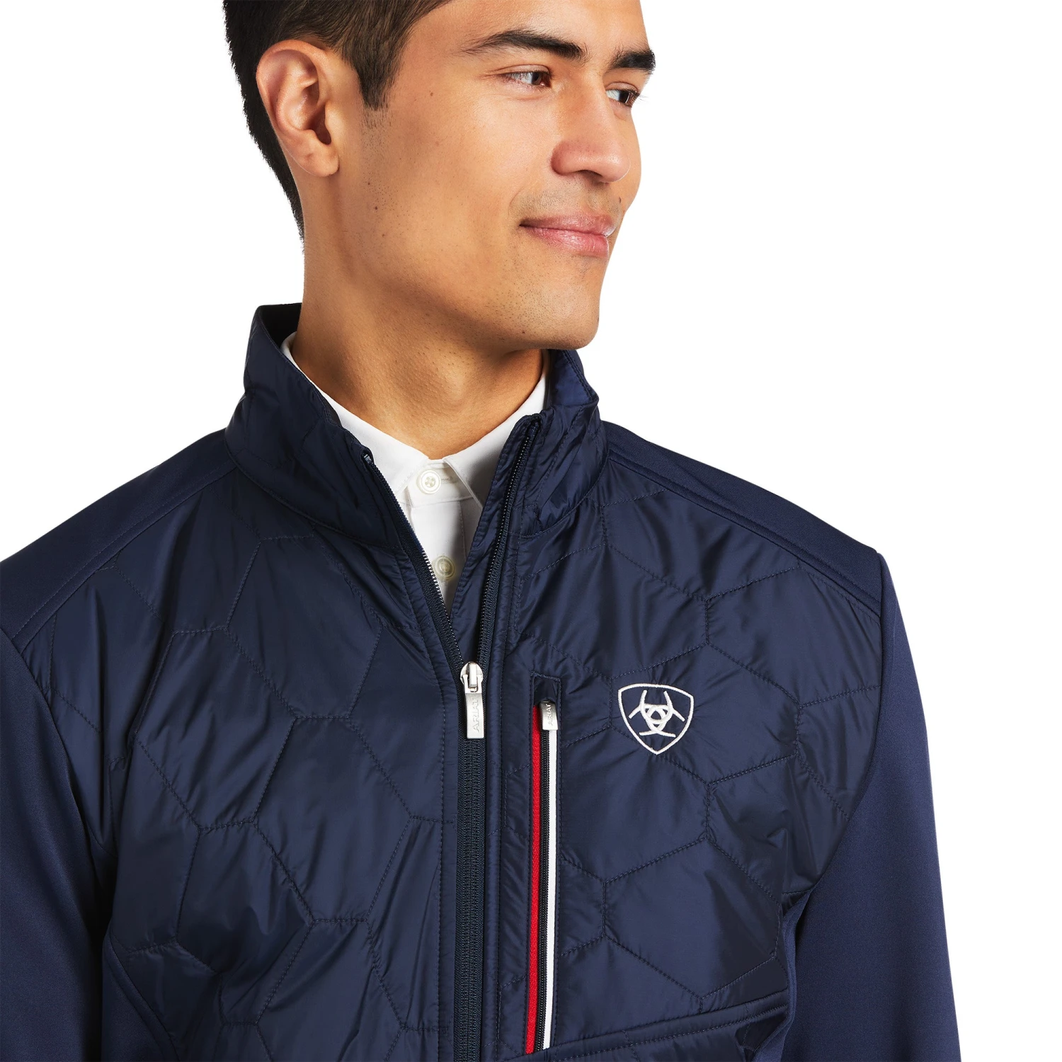 Ariat® Men's Fusion Navy Team Insulated Jacket 10039217 3 Ariat® Men's Fusion Navy Team Insulated Jacket 10039217 - Image 3